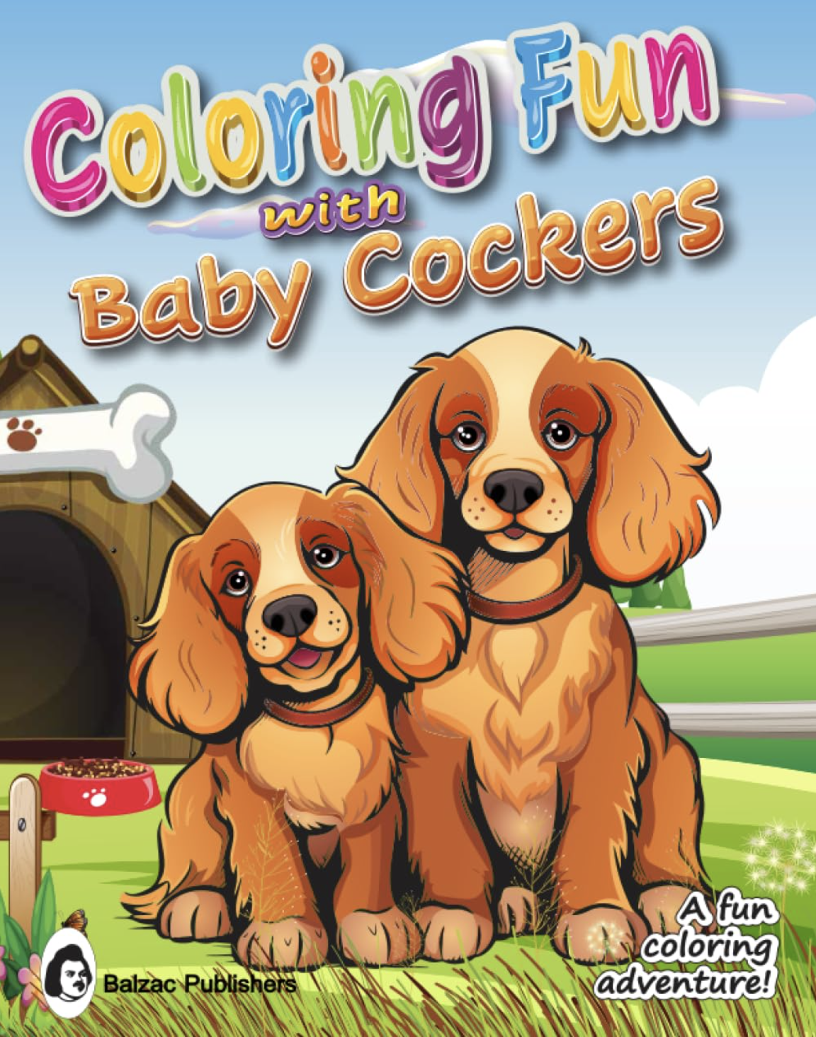 Coloring Fun with Baby Cockers — Book cover