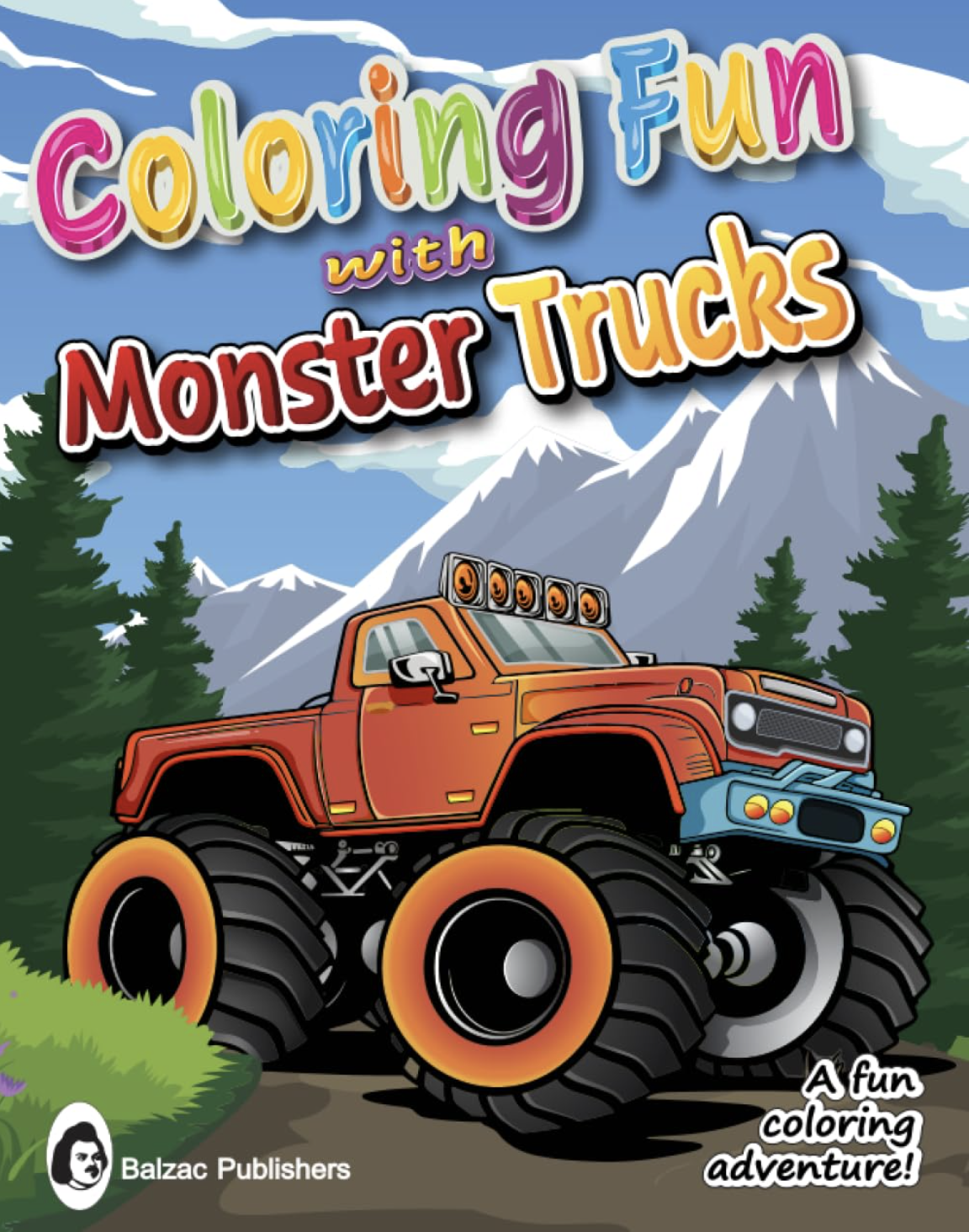 Coloring Fun with Monster Trucks — Book cover