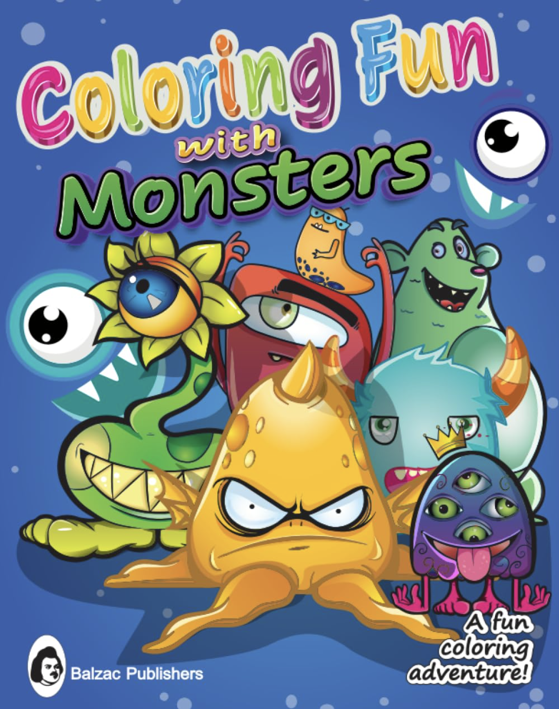Coloring Fun with Monsters — Book cover