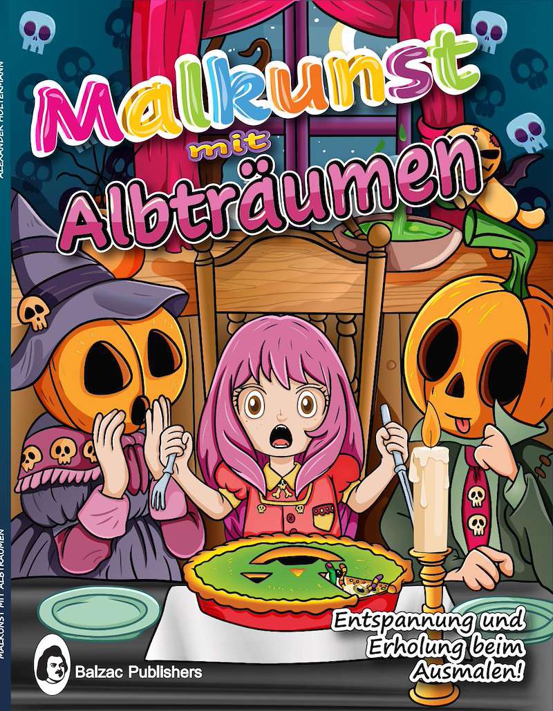 Malkunst mit Albträumen — Buchcover