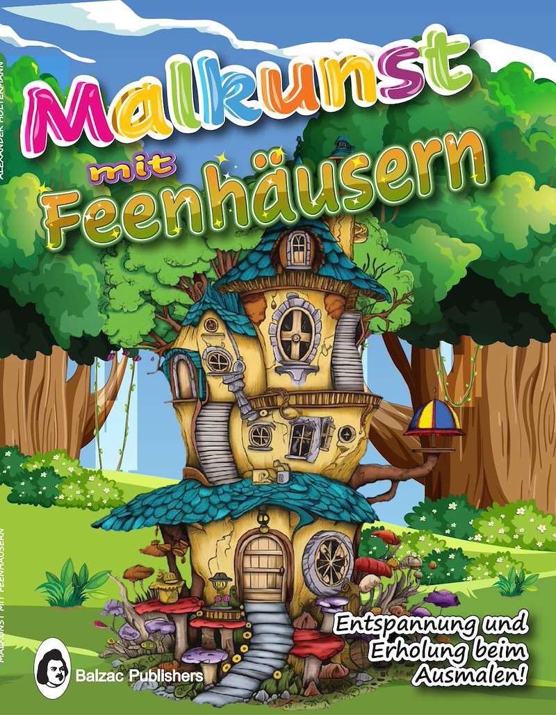 Malkunst mit Feenhäusern — Buchcover