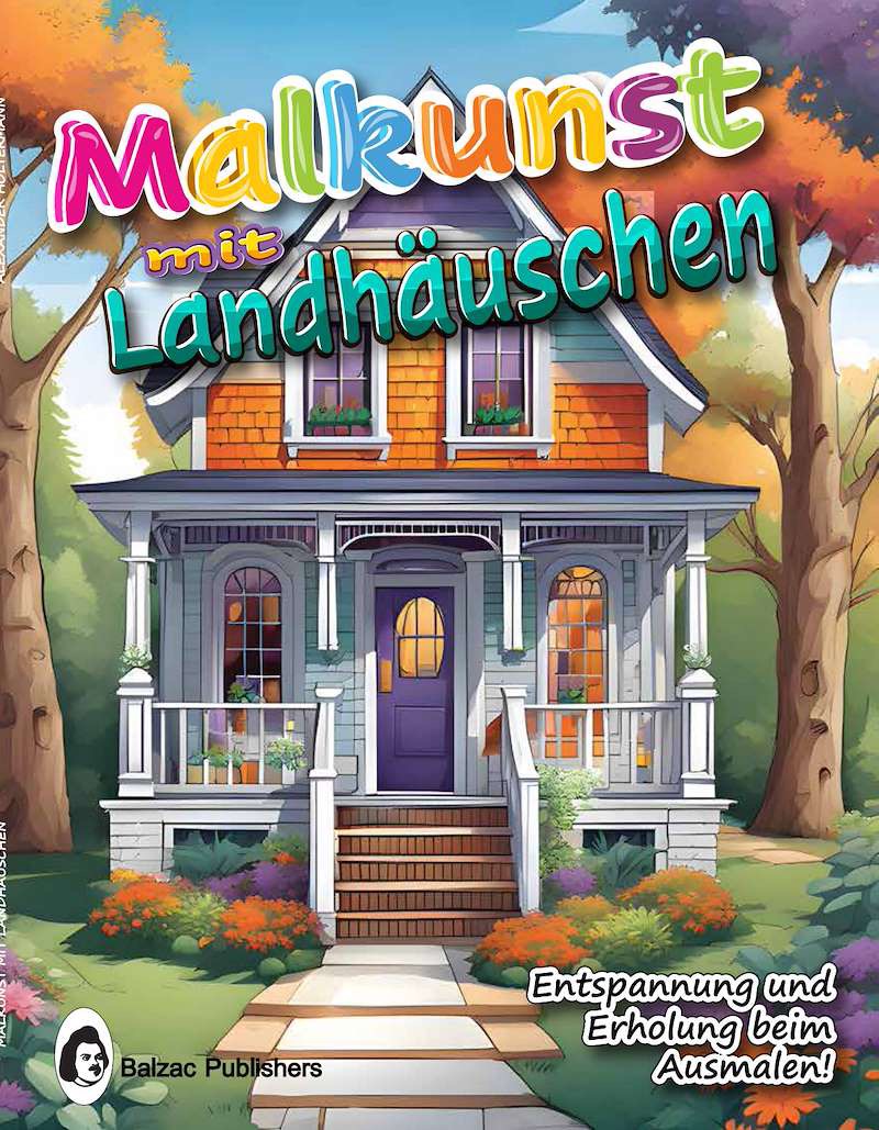 Malkunst mit Landhäuschen — Buchcover
