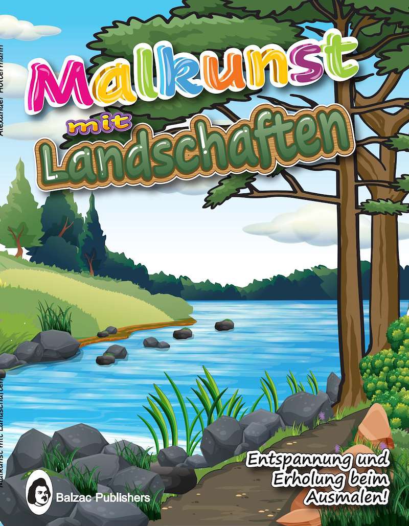 Malkunst mit Landschaften — Buchcover