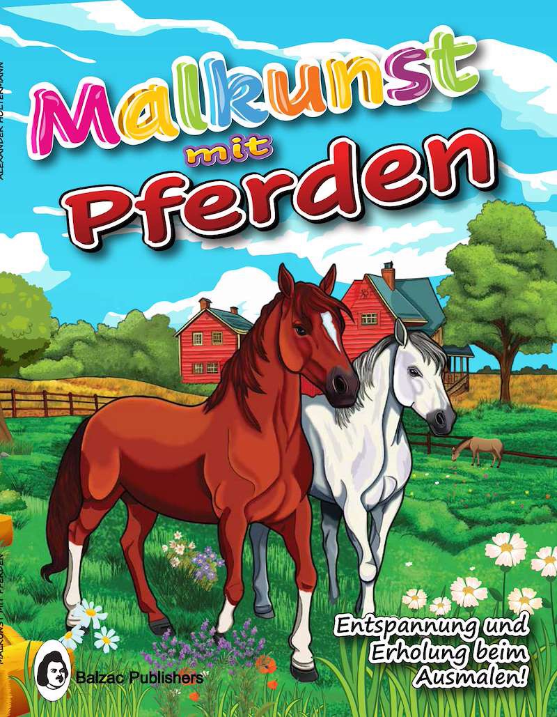 Malkunst mit Pferden — Buchcover