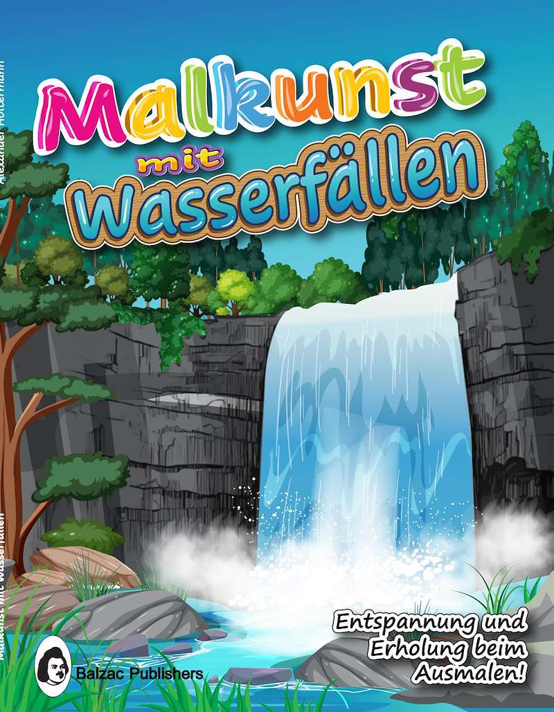 Malkunst mit Wasserfällen — Buchcover