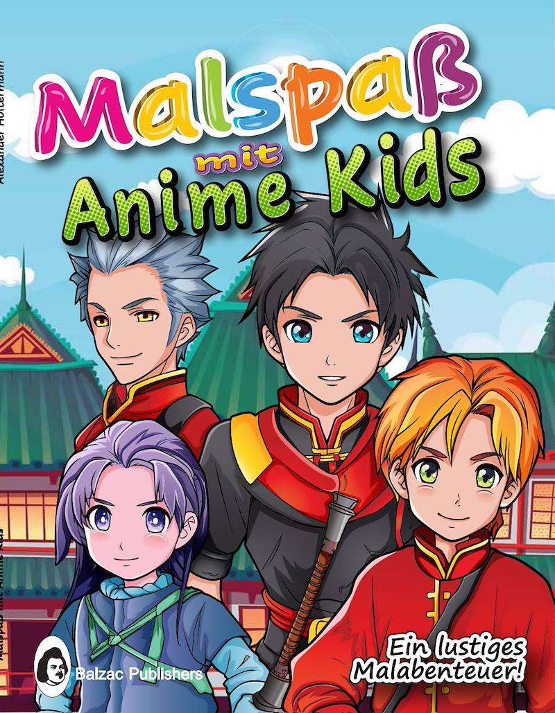 Malspaß mit Anime Kids — Buchcover