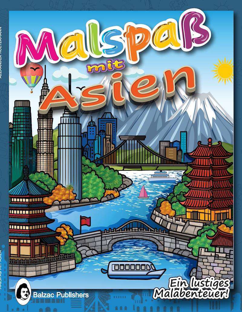 Malspaß mit Asien — Buchcover