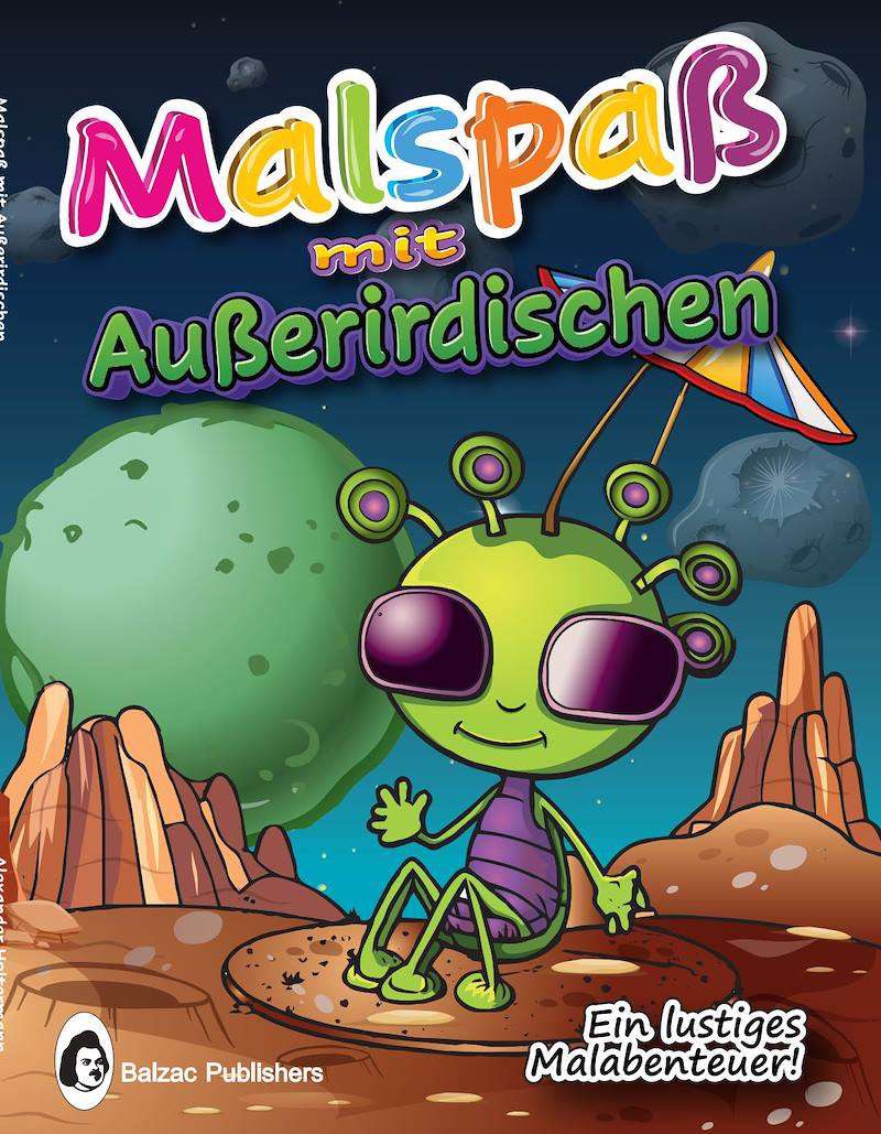 Malspaß mit Außerirdischen — Buchcover