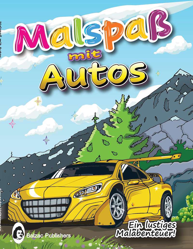 Malspaß mit Autos — Buchcover