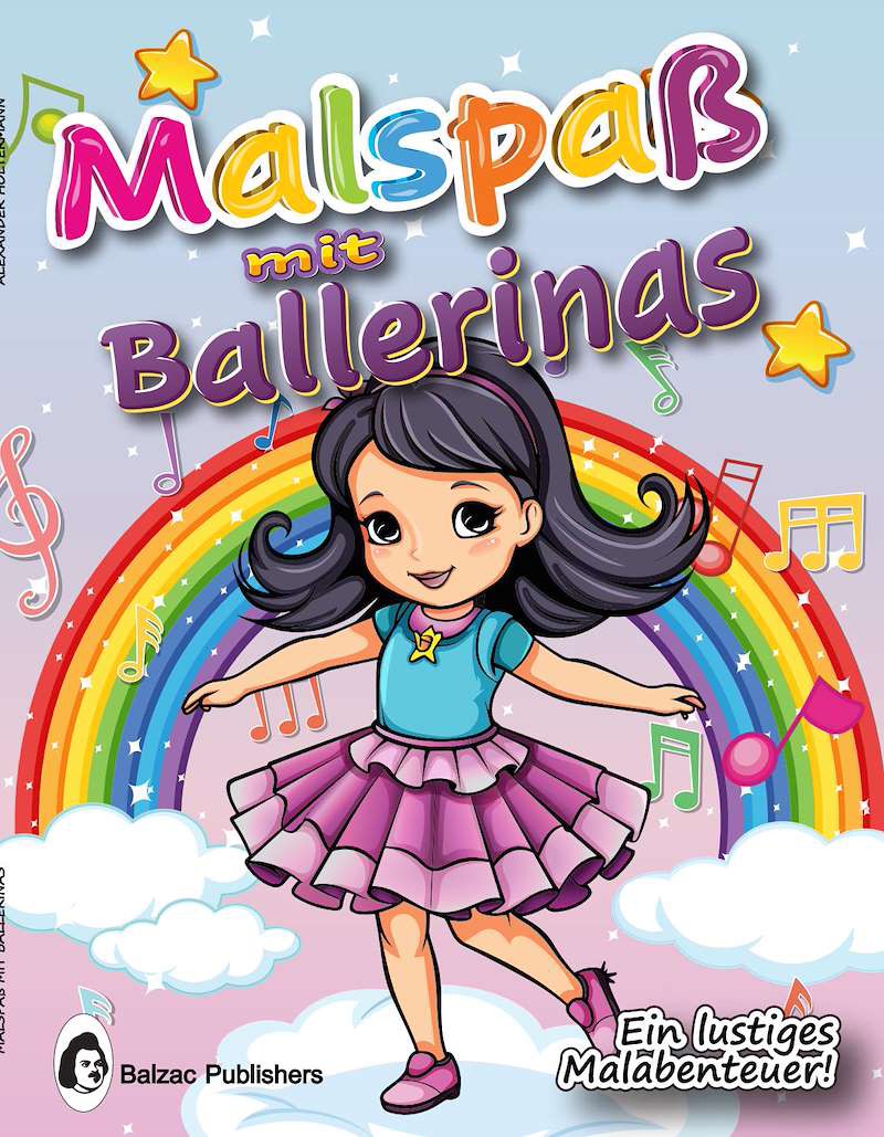 Malspaß mit Ballerinas — Buchcover