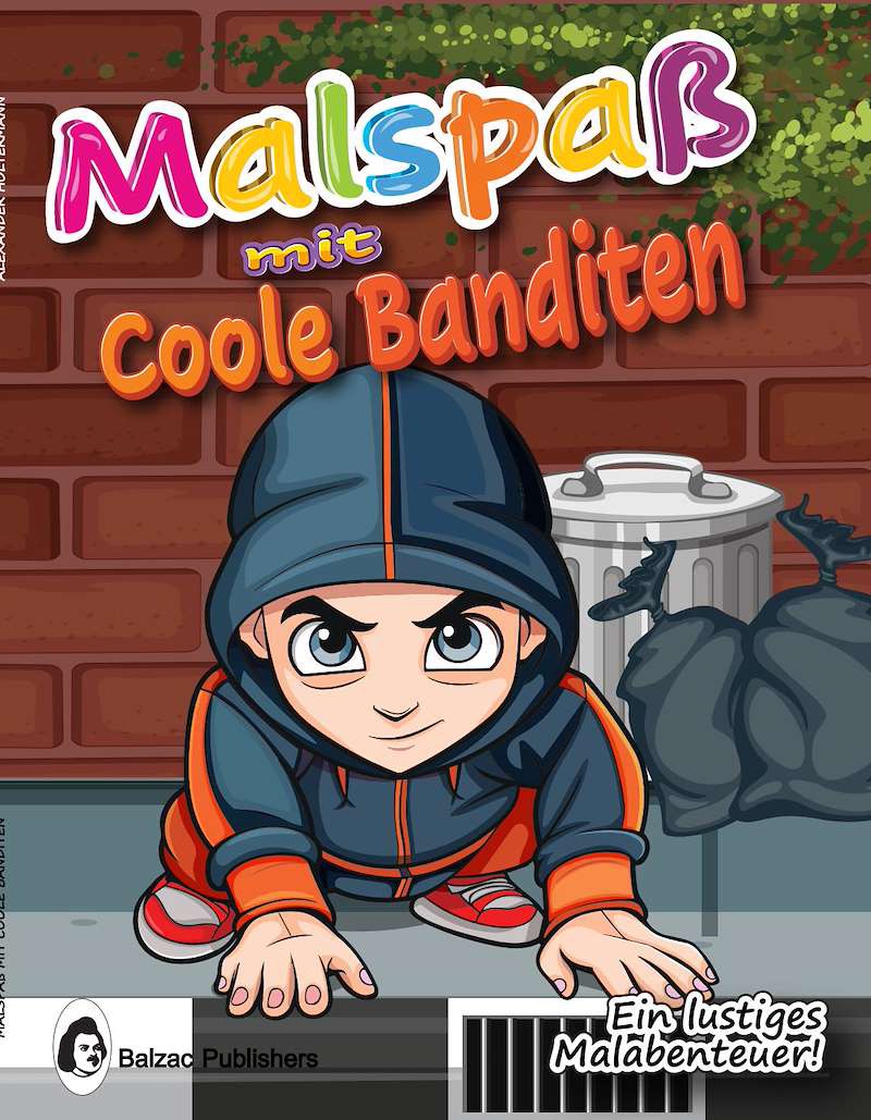 Malspaß mit coolen Banditen — Buchcover