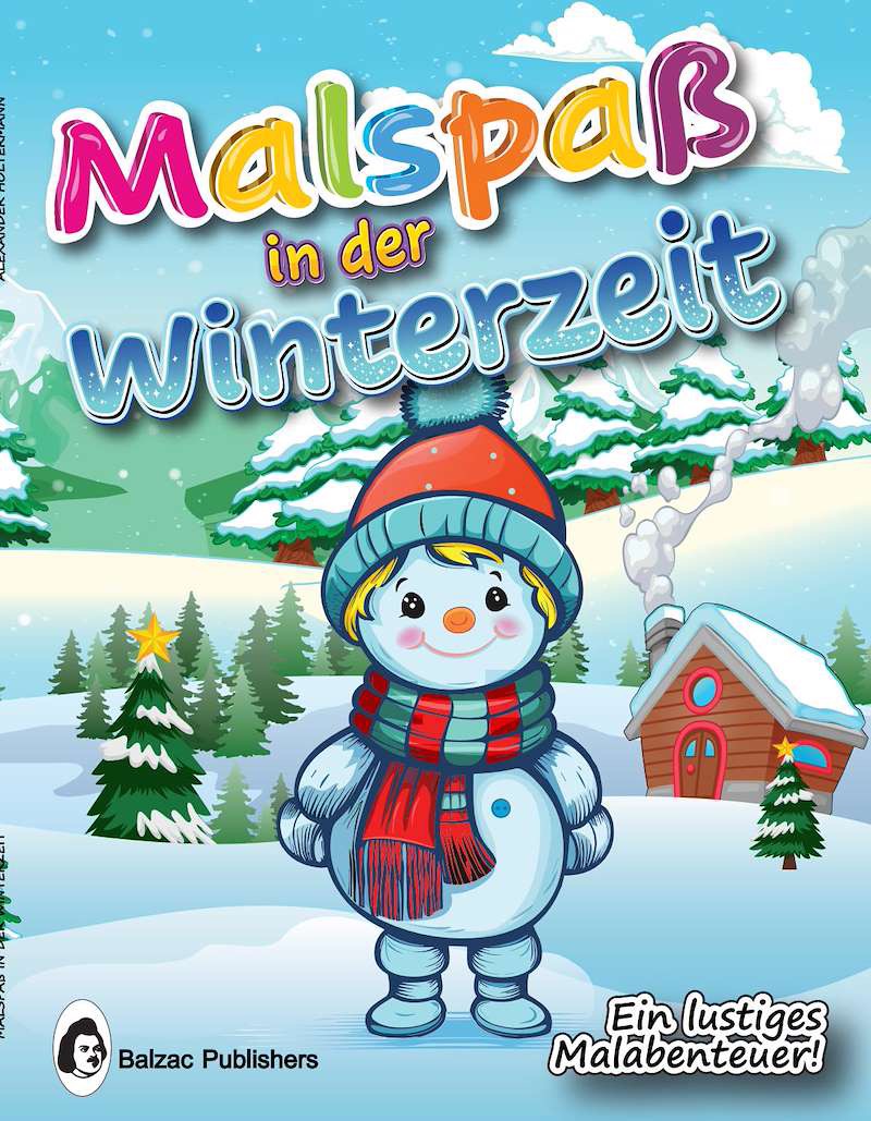 Malspaß mit der Winterzeit — Buchcover