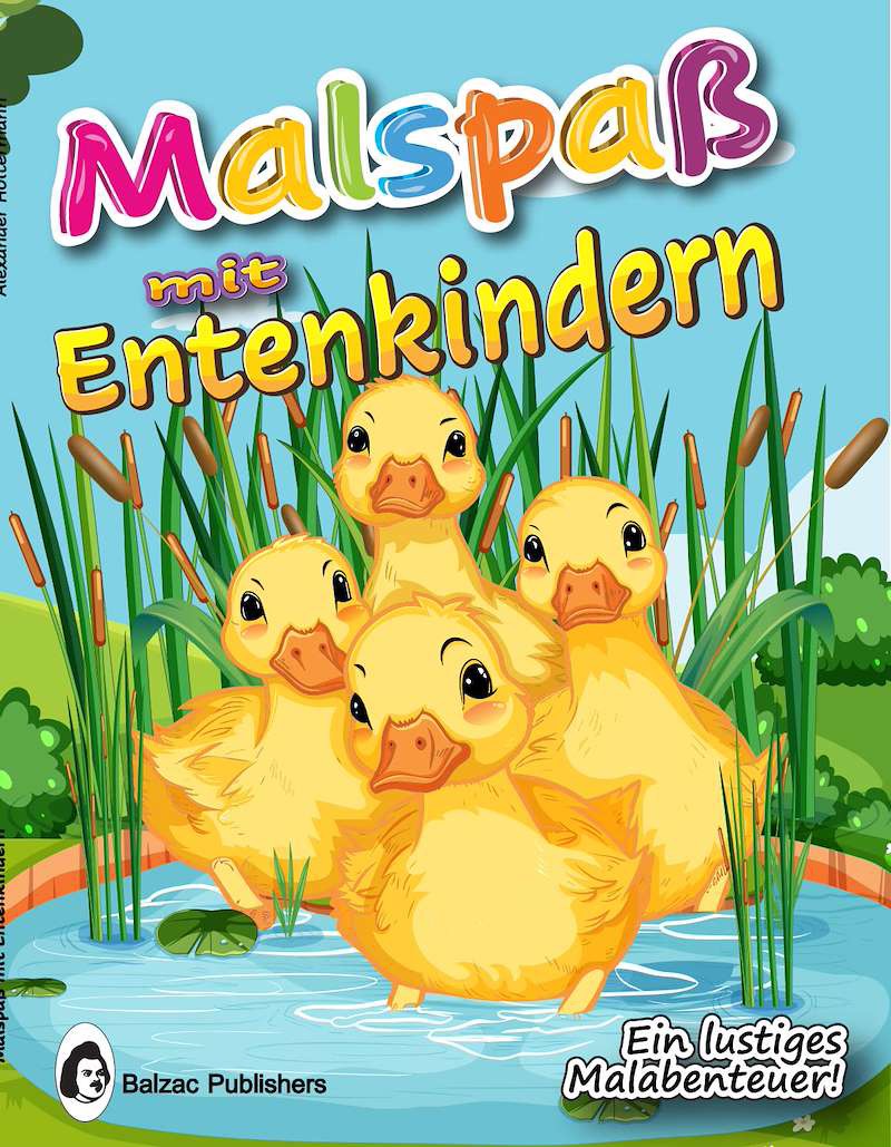 Malspaß mit Entenkindern — Buchcover