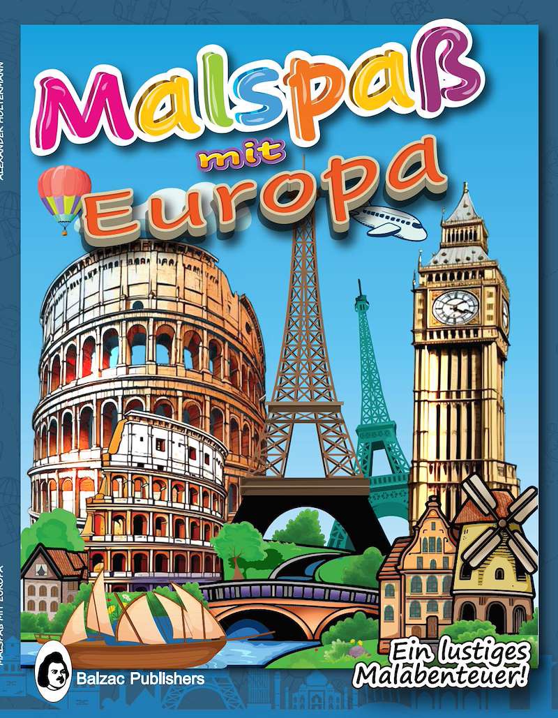 Malspaß mit Europa — Buchcover