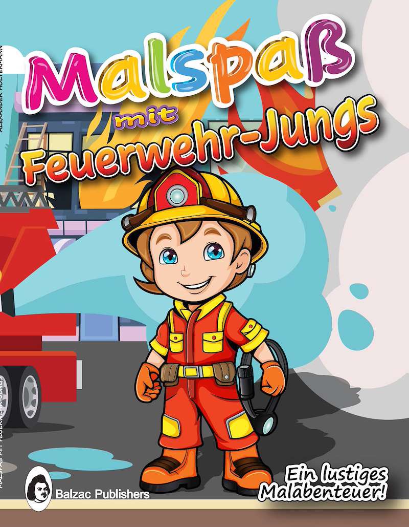 Malspaß mit Feuerwehr-Jungs — Buchcover