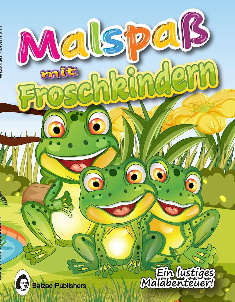 Malspaß mit Froschkindern — Buchcover