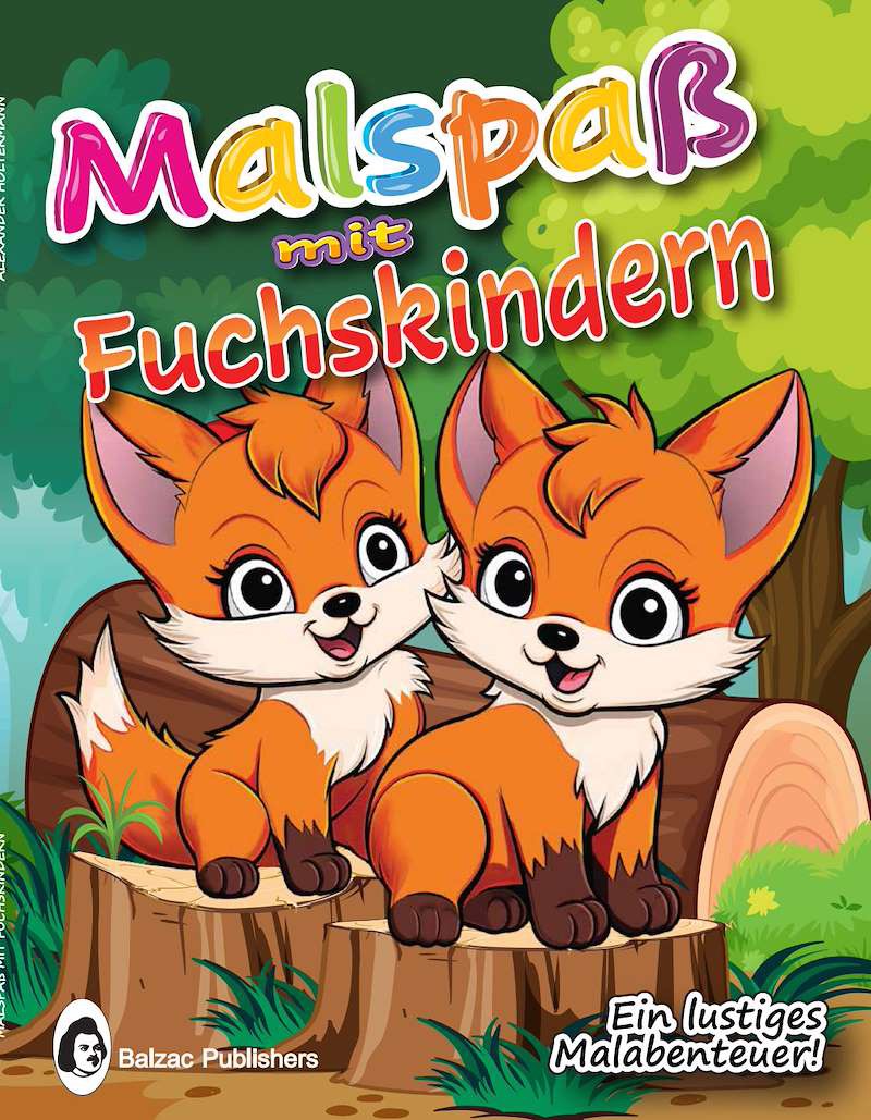 Malspaß mit Fuchskindern — Buchcover