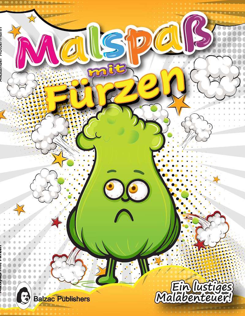 Malspaß mit Fürzen — Buchcover