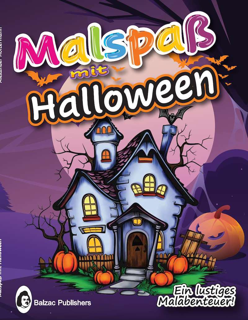 Malspaß mit Halloween — Buchcover