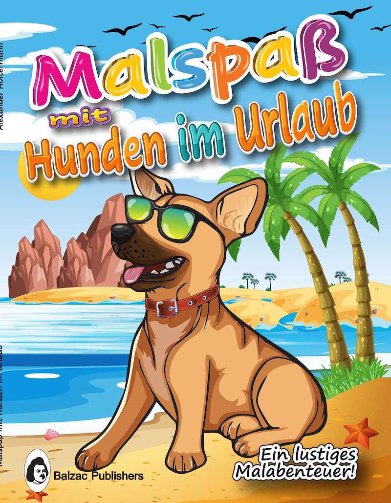 Malspaß mit Hunden im Urlaub — Buchcover