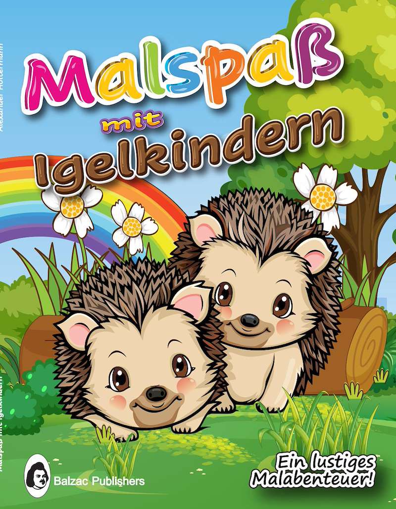 Malspaß mit Igelkindern — Buchcover