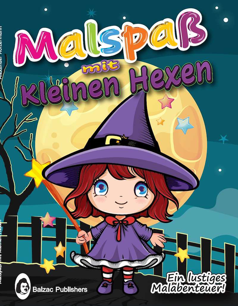 Malspaß mit kleinen Hexen — Buchcover