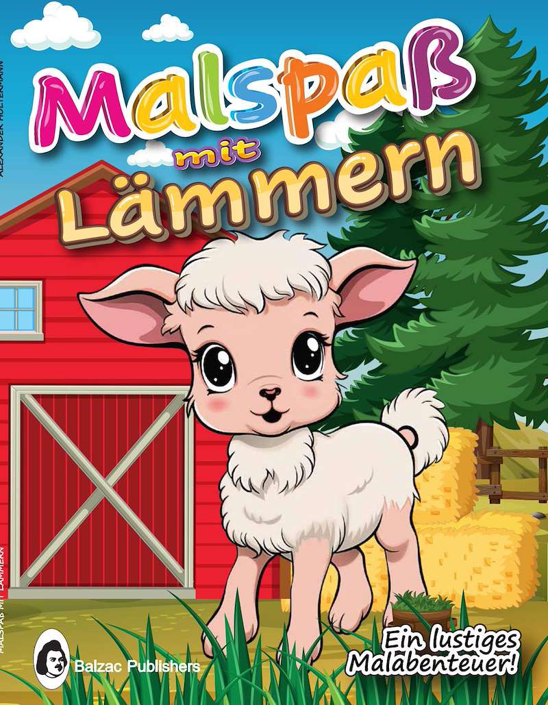 Malspaß mit Lämmern — Buchcover
