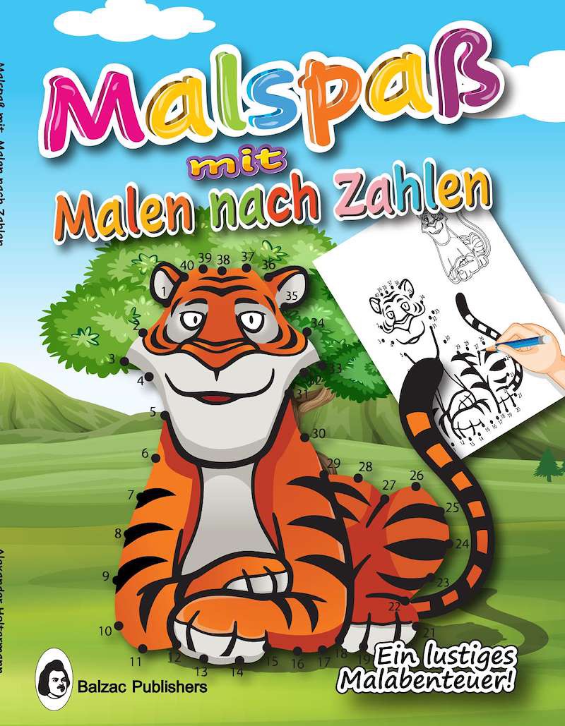 Malspaß mit Malen nach Zahlen — Buchcover