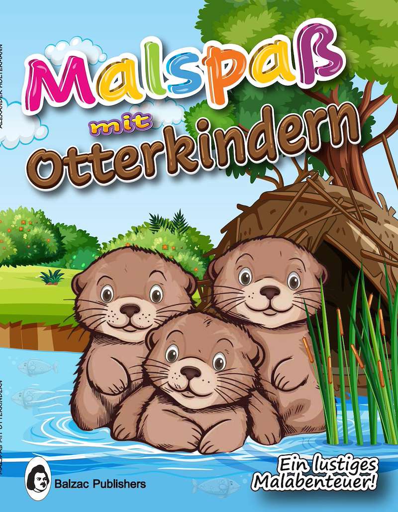 Malspaß mit Otterkindern — Buchcover