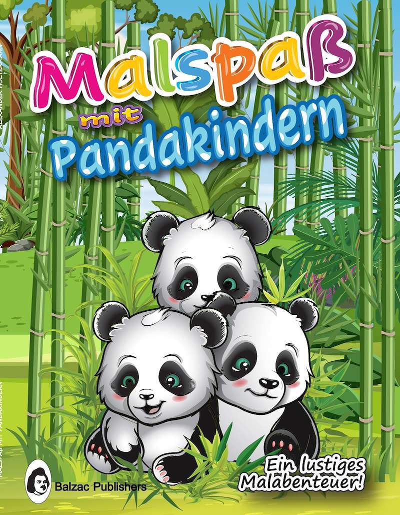 Malspaß mit Pandakindern — Buchcover