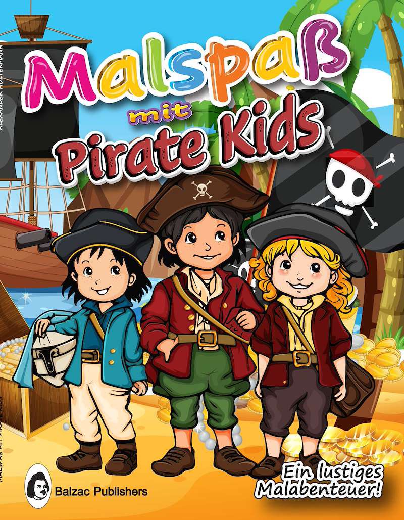 Malspaß mit Pirate Kids — Buchcover