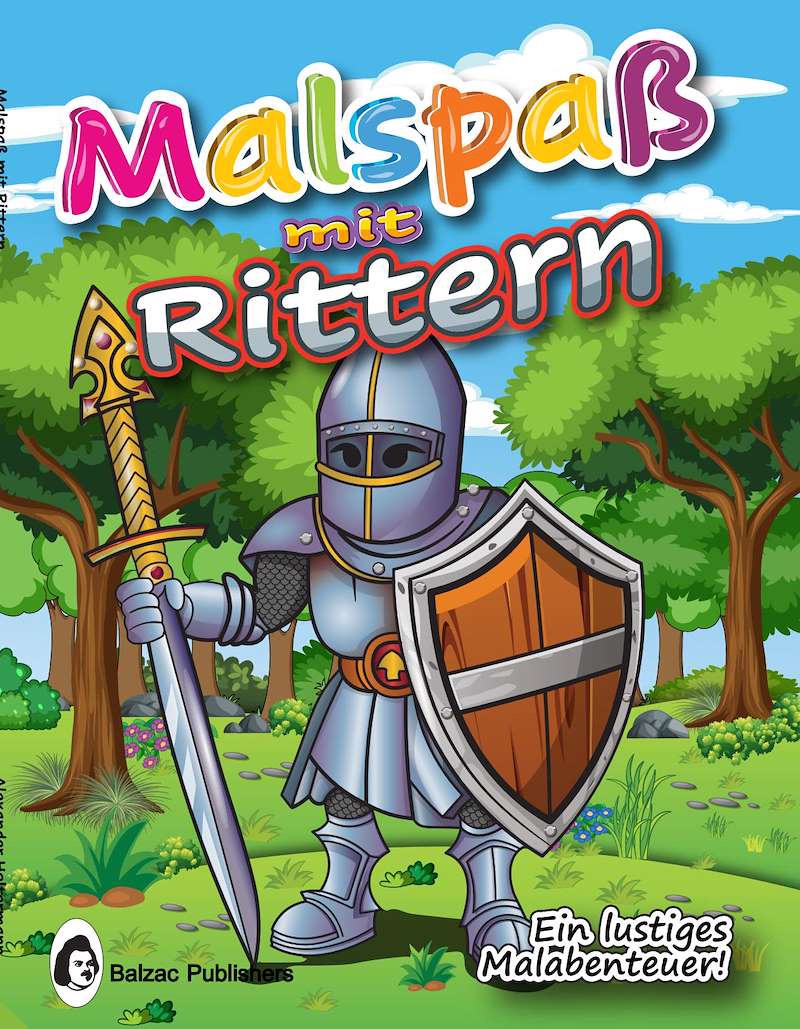 Malspaß mit Rittern — Buchcover