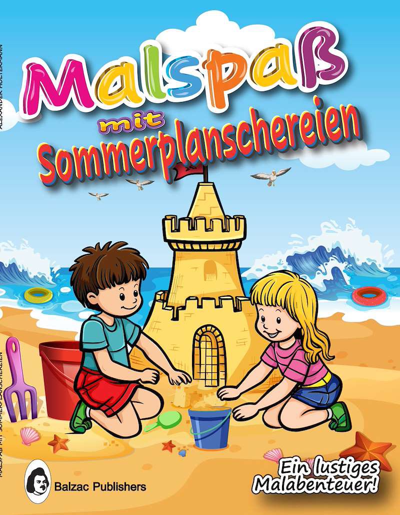 Malspaß mit Sommerplanschereien — Buchcover