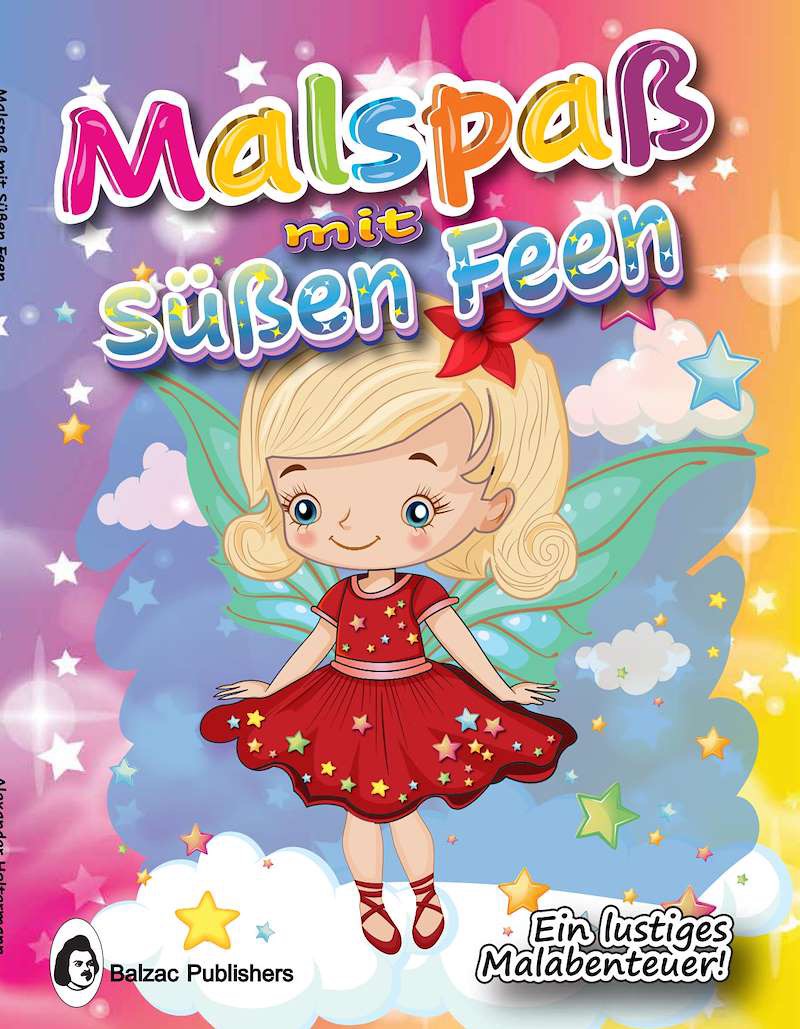 Malspaß mit süßen Feen — Buchcover