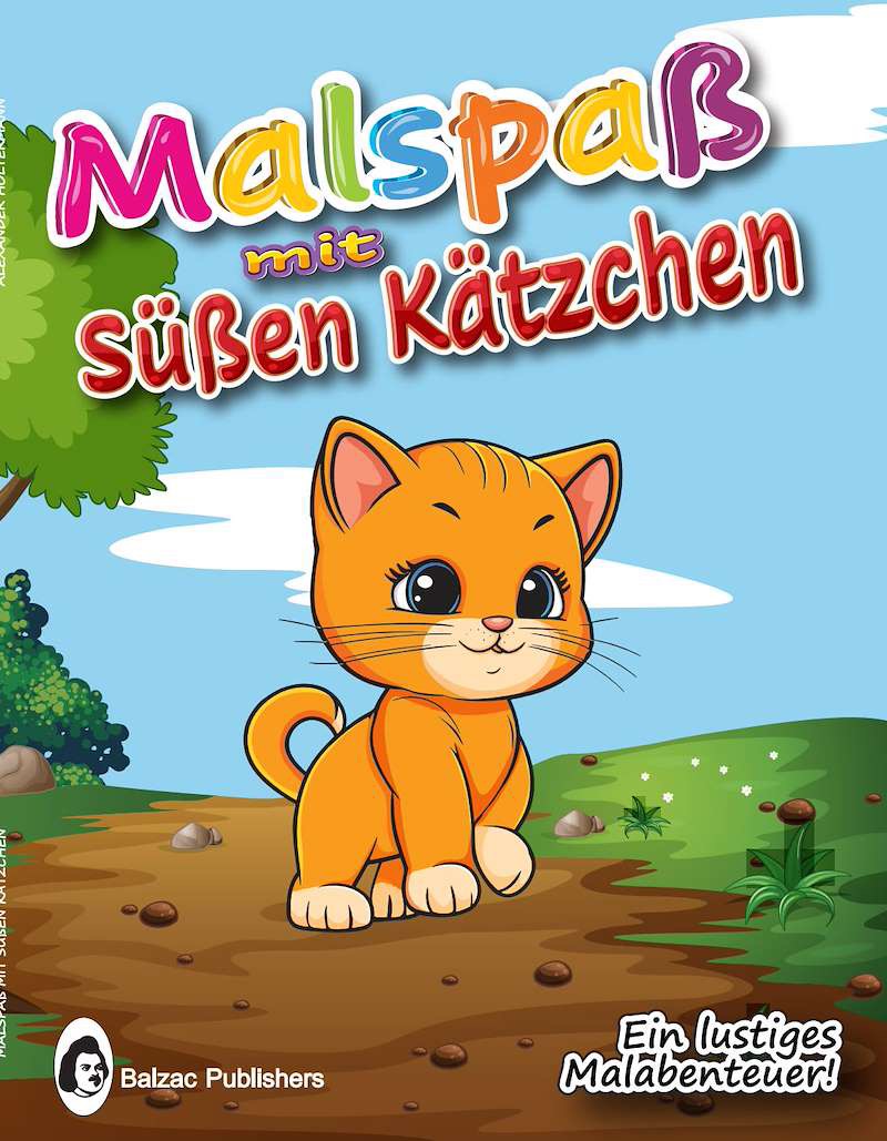 Malspaß mit süßen Kätzchen — Buchcover
