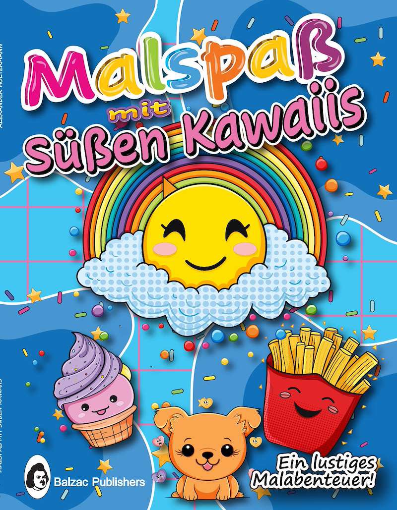 Malspaß mit süßen Kawaiis — Buchcover