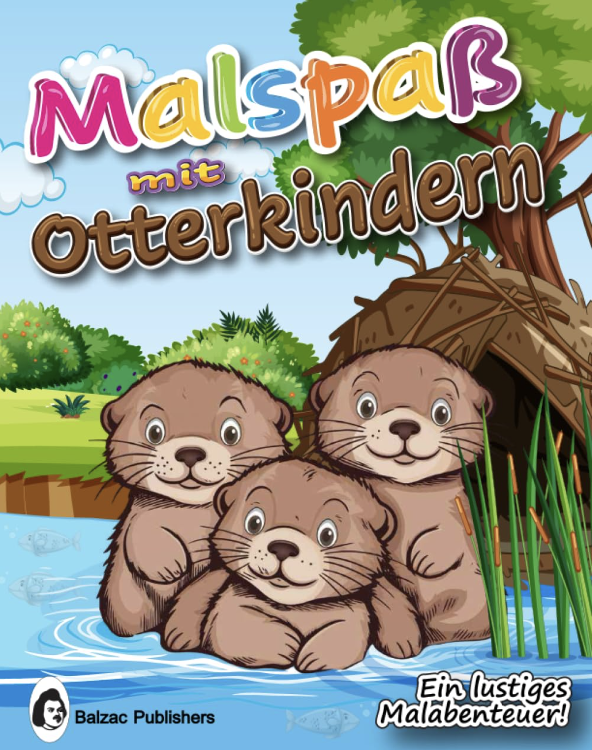 Malspaß mit Otterkindern — Book cover